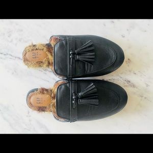 Girls Tassle Mules size 5